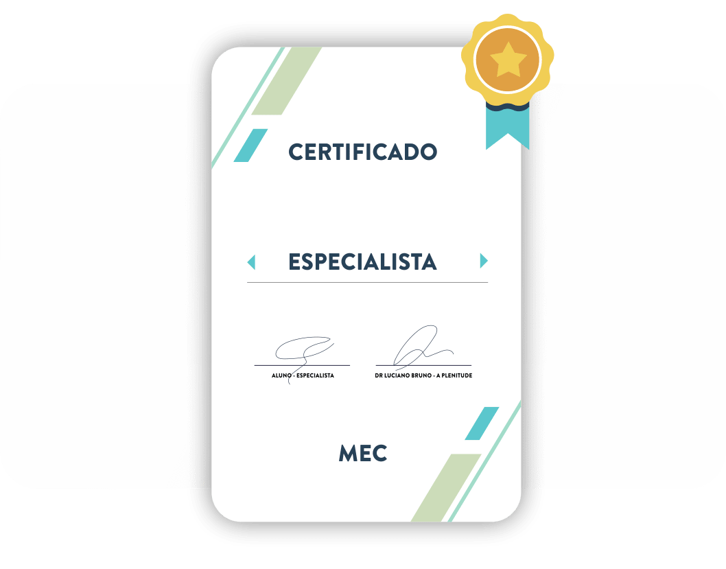Certificado de conclusão reconhecido pelo MEC